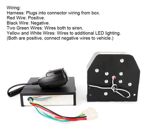 Alarma De Advertencia De Coche Dc12 V 200 W Con Sonido Fuert