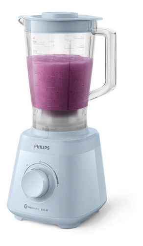 Licuadora Philips Daily Collection Hr2129 2 L Celeste Con Jarra De Plástico 220v Celeste