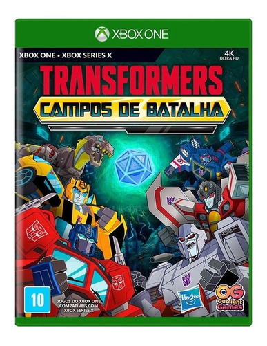 Jogo Midia Fisica Transformers Campos De Batalha Xbox Series