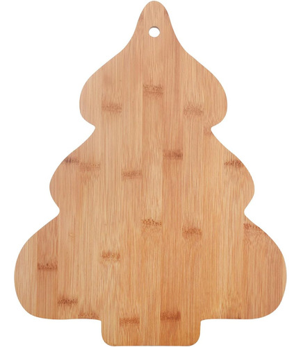 Tabla De Servir Y Cortar De Bambú Para Árbol De Navidad, Dec