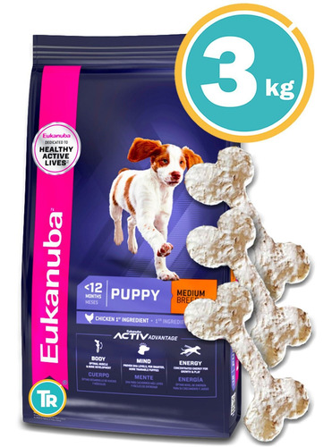 Ración Perro Eukanuba Senior Raza Med + Obsequio Y E. Gratis