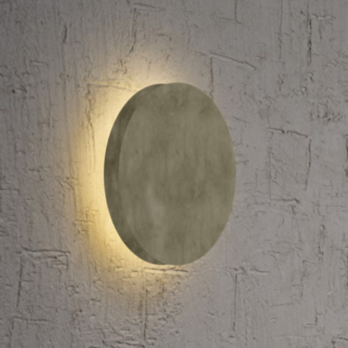 Imagen 3 de 3 de Iluminacion Difusores Led Aplique Concreto Redondo/cuadrado