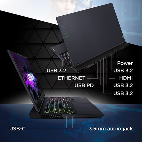Imagen 8 de 10 de Notebook Lenovo Legion 5 15.6 Ryzen 7 16gb 512ssd Rtx3050ti