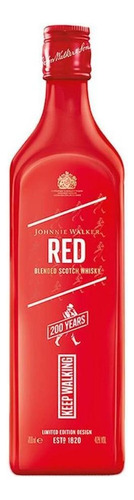 Pack De 4 Whisky Johnnie Walker Red Label Ed. Especial 700ml