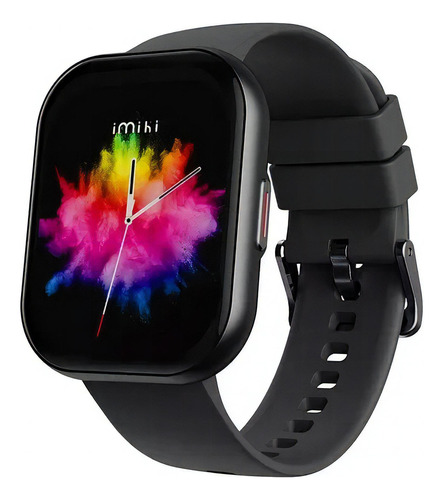 Smartwatch Reloj Inteligente Imiki Se1 Llamadas Oximetro Color de la caja Negro Color de la malla Negro