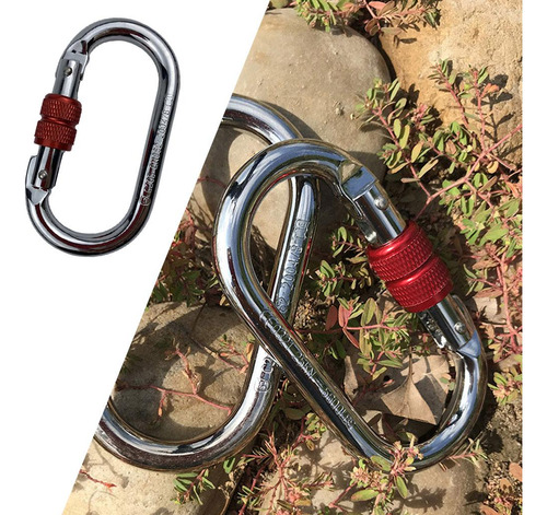 3 Mochila Con Gancho De Seguridad De Aleación En Forma Rojo