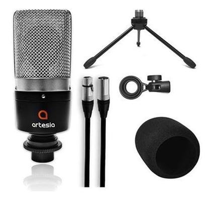 Microfono Condenser Estudio Grabacion Artesia Amc10