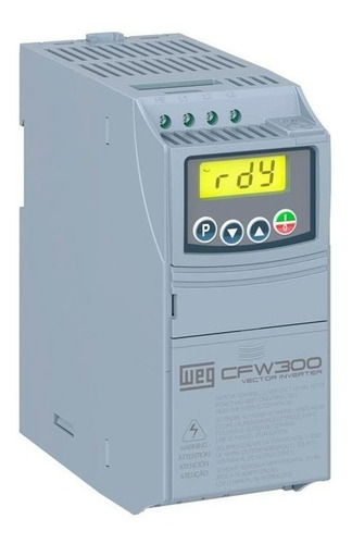 Inversor De Frequência Weg Cfw300 0,5cv 2,6a 220v Monofásico