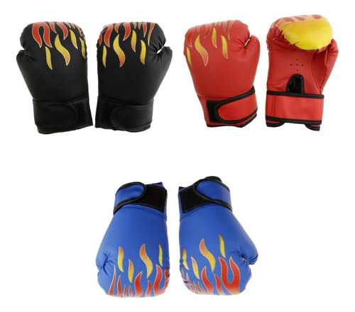 3 Pares De Guantes De Boxeo Profesionales Sparring Mma