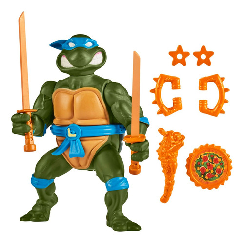 Playmates Tmnt Tortugas Ninja Clásicas Figura Leonardo 