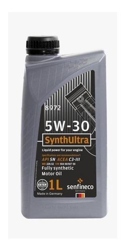 Aceite Senfineco 5w 30 Synthultra 1l - Sintetico - Germany