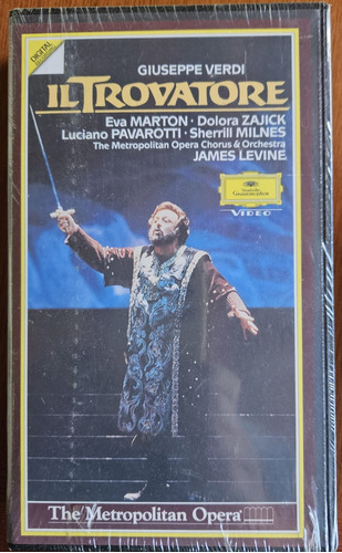 Il Trovatore- Verdi Vhs-pavarotti,marton, Zajick, Milnes 