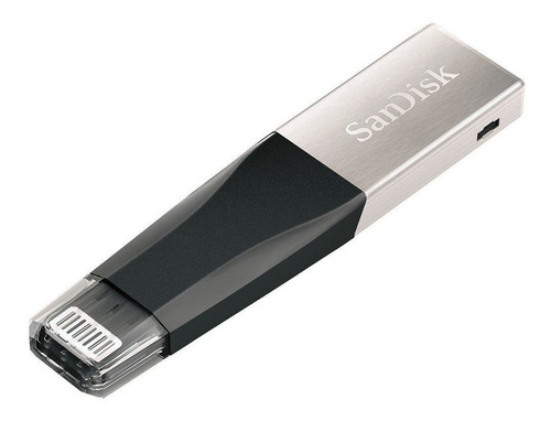 Pendrive SanDisk iXpand 256GB 3.0 negro y plateado