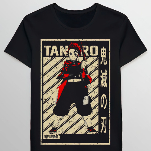 Remera Graphic Tanjiro Kamado Demon Slayer Fantasy Eme 40902