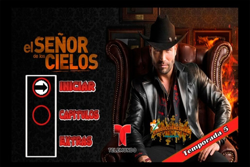 El Señor De Los Cielos Temporada 5 Dvd Coleccion + Envio
