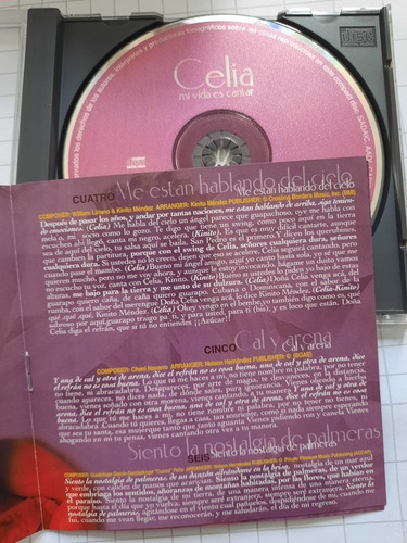 Celia Cruz - Mi Vida Es Cantar. - Cd