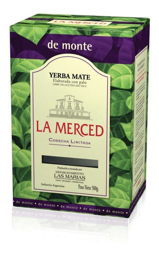 Yerba La Merced Monte 500 Grs X 3 Unidades