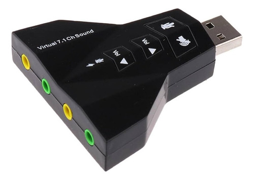 Tarjeta Adoptador Audio Sonido 7.1 Usb 2.0 Pc Laptop Cpu