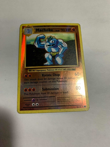 Carta Pokémon De Primera  Edición  Machoke