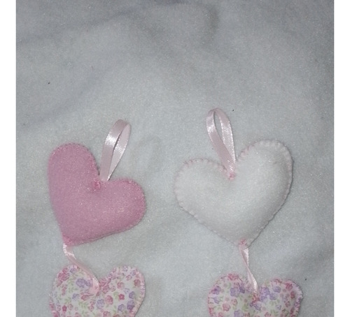 Par De Corazones Agarra Cortinas, Niñas, Deco, Más Móvil