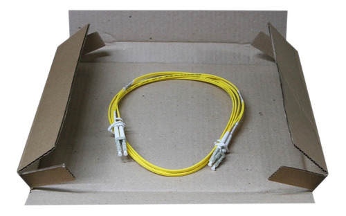 Cordão Óptico Duplex Multimodo Lc/lc 50/125 Amarelo 2 Metros