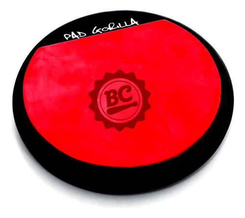Pad De Estudo Gorilla Clássico 6 Red Pg6v Com Borracha Supe