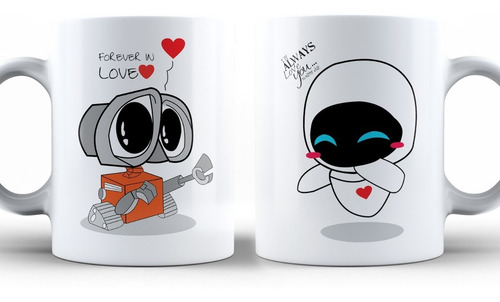 2 Tazas Pareja | 14 Febrero San Valentín Novios Amor Amistad