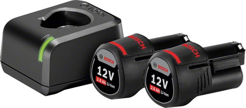 Kit Cargador + 2 Baterias 12v 2 Amp Combo Bosch Professional