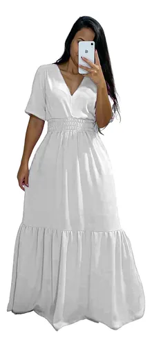 Vestido Longo Plus Size G3 MercadoLivre