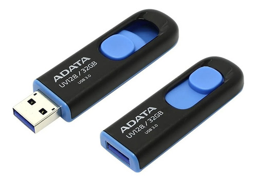 Pendrive 32gb Usb 3.0 Adata Uv128 Pc Tv Tablet Azul Backup