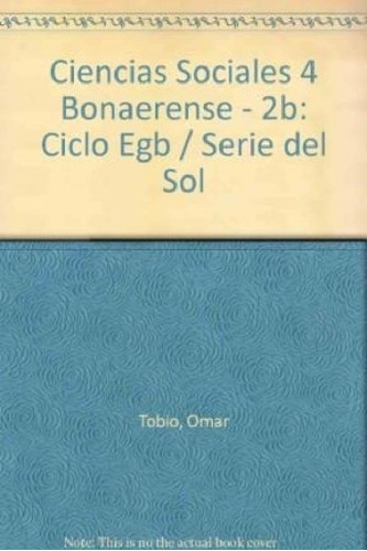 Libro - Ciencias Sociales 4 Kapelusz Bonaerense Egb Serie D