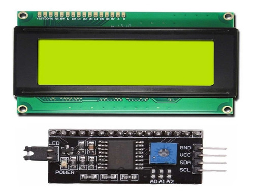 Display Lcd 1602 C/ I2c Serie Arduino Pic Arm (elegir Color)