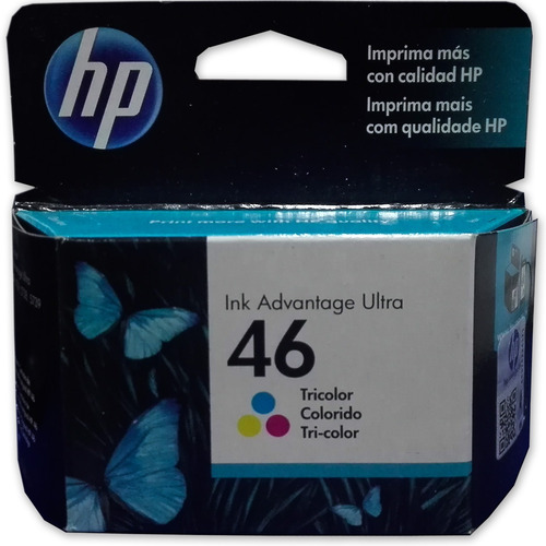 Imagen 5 de 6 de Combo 2 Cartucho Tinta Hp 46 1 Negro Cz637al 1 Color Cz638al