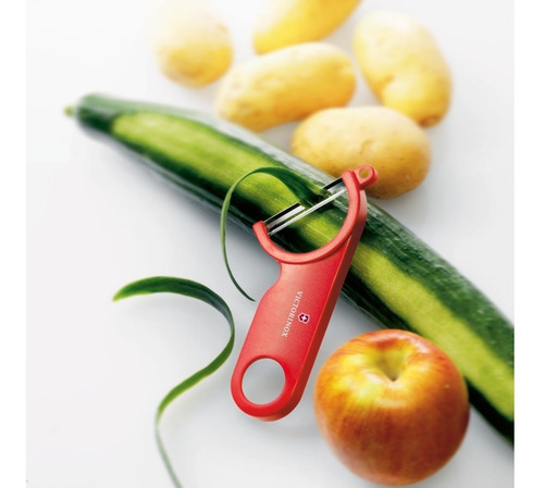 Pelapapas Para Frutas Y Vegetales Victorinox Color Rojo