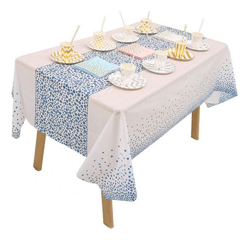 Mantel De Mesa Impermeable A Prueba De Aceite Desechable Con