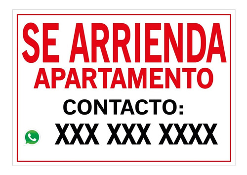 Aviso Pendon Se Arrienda - Se Vende