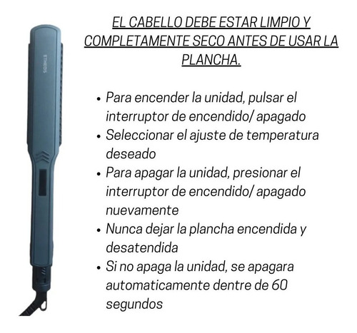 Imagen 7 de 7 de Combo Secador De Pelo 2000w + Planchita Alisadora Cerámica