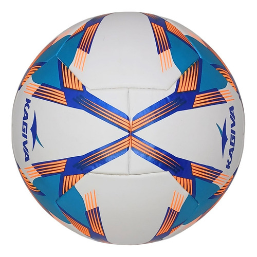 Bola Futsal Kagiva Slick Sub 13 Cor Branco/laranja