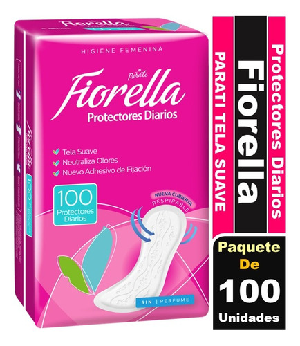 Protector Diario Fiorella Parati 100 Unidades