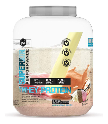 Whey Protein Concentrada E Isolada 2kg - Evo Napolitano