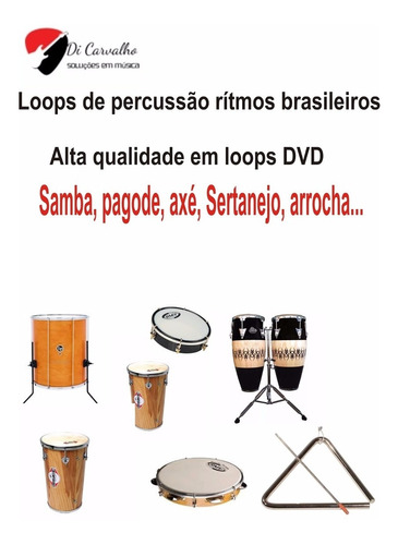 Loops De Percussão E Bateria Em Rítmos Brasileiros