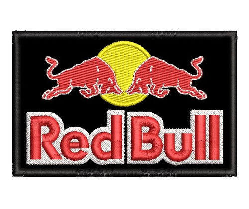 4 Parches Red Bull, Borbado Calidad