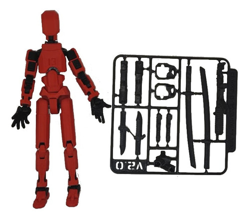 Robot Muñeco Impreso 3d Set Militar