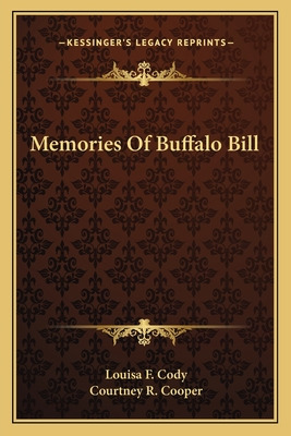 Libro Memories Of Buffalo Bill - Cody, Louisa F.