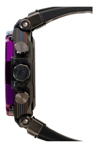 Reloj Casio G-shock Mtg-b2000 Para Caballero Correa Negro Bisel Negro Fondo Negro