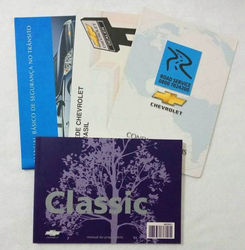 Manual Proprietário Classic 2012 Kit C/bolsinha Frete $10,00