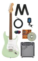 Comprar Fender Squier Sonic Stratocaster Hss - Surf Green Bundle Con