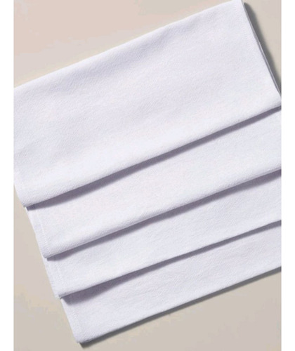 Pano De Prato Branco Pé De Galinha O Legitimo Kit Com 10