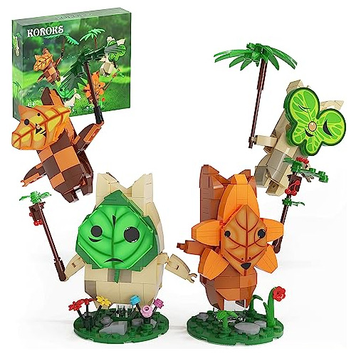 Juego De Construcción Botw Korok, ¡yahaha! Lindas Figuras 