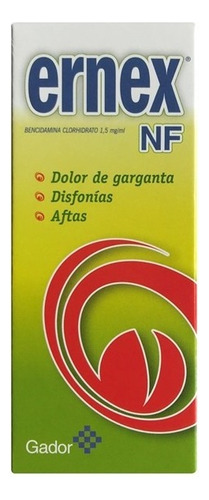 Ernex® Nf Spray 30ml - Dolor Garganta & Aftas